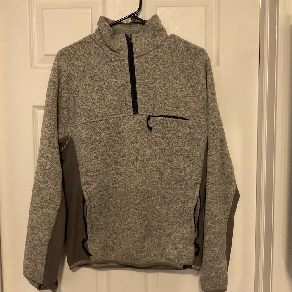 J. Crew Gray Zip-Up Men's Sweater